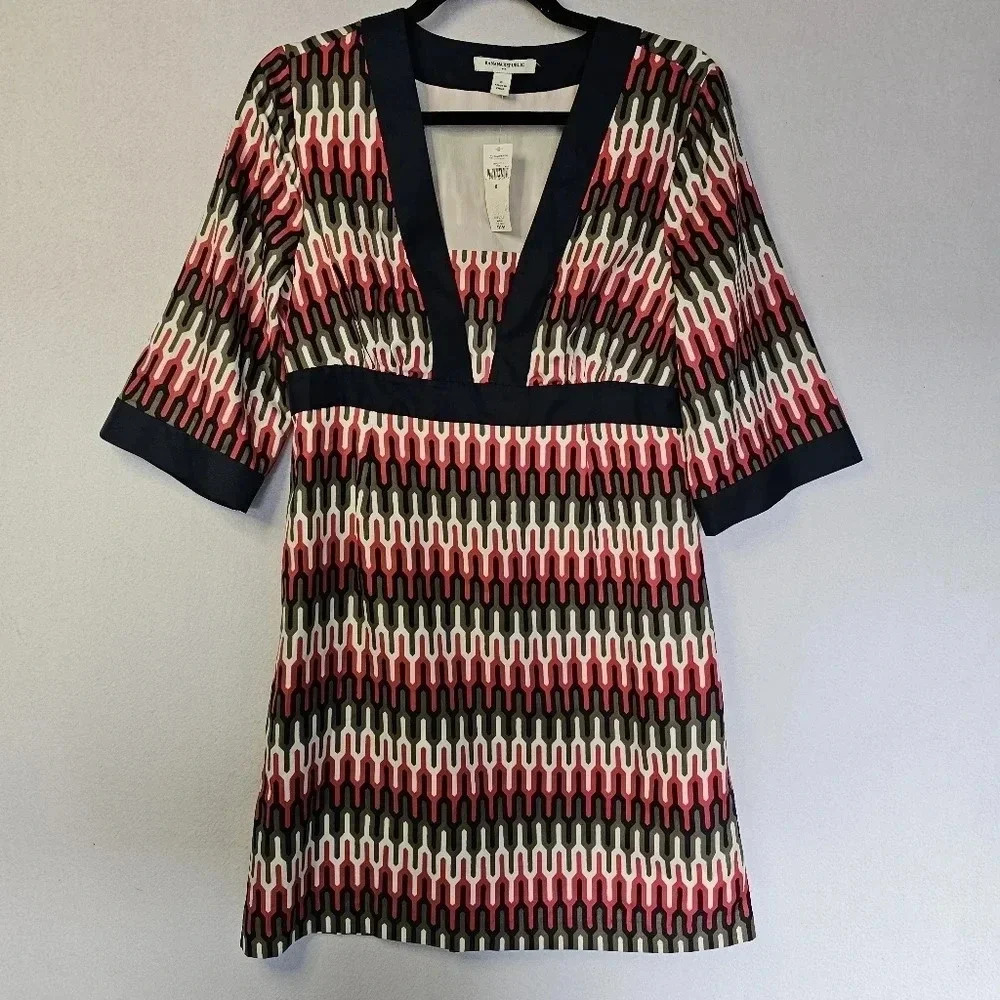 Banana Republic Factory Lightweight Tunic Shift‎ Dress 3/4 Sleeve